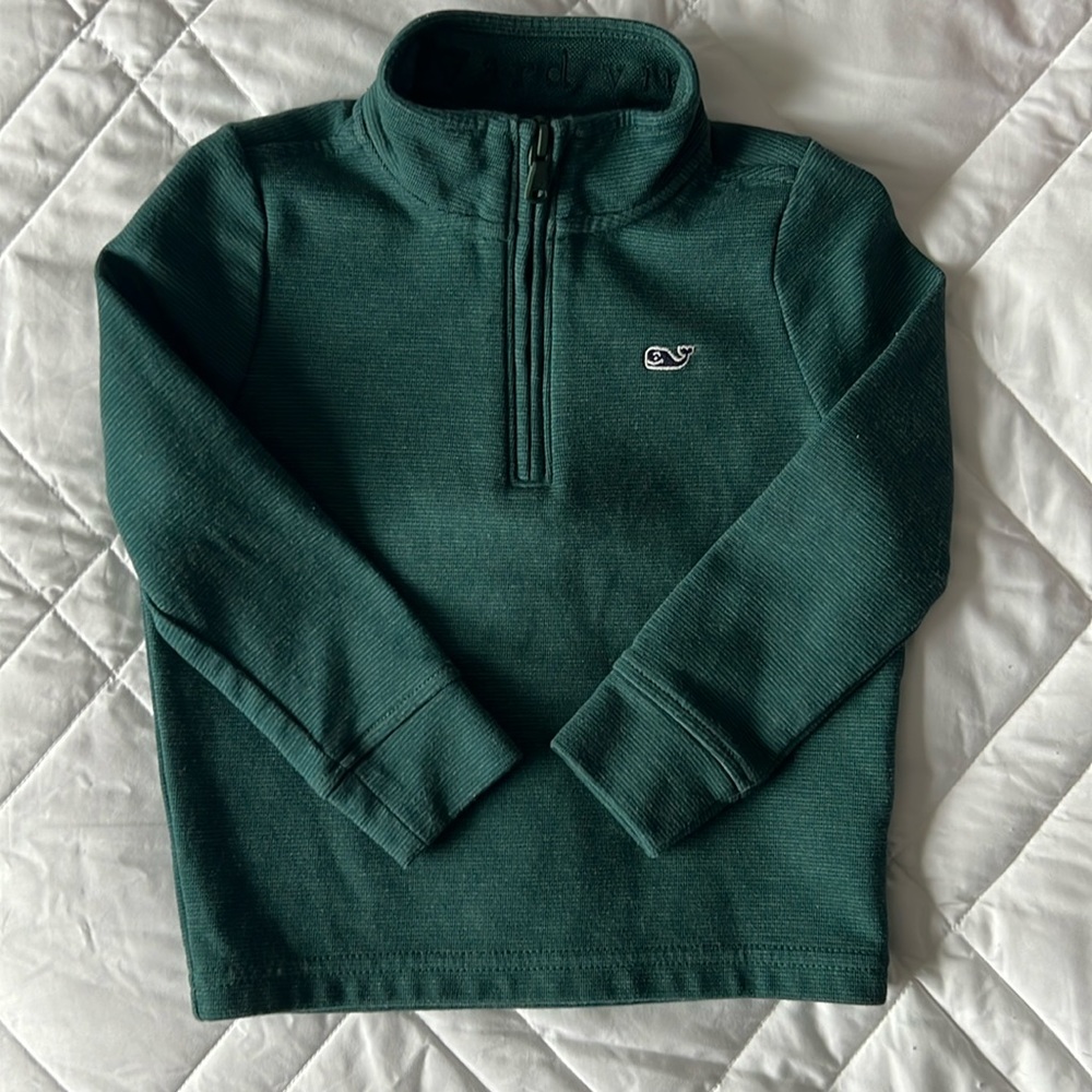 Vineyard Vinez Forest Green 3T Quarterzip